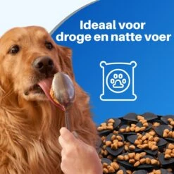 JT Products Siliconen Snuffelmat Zwart - Voor Hond En Kat – Puppy – Kitten – Konijn - Voerbak – Agility Voor De Hond - Honden Speelgoed Intelligentie – Denkspel Hond – Speelgoed Hondje Interactief – Anti Schrok Mat - Likmat -Honden Benodigdheden Verkoop 1200x1200 2151