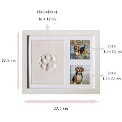 Frummel Fotolijst Met Kleiafdruk - Pootafdruk Hond - Gipsafdruk Huisdier - 22,5 X 27,5 Cm - Wit 9 Frummel Fotolijst Met Kleiafdruk - Pootafdruk Hond - Gipsafdruk Huisdier - 22,5 X 27,5 Cm - Wit -Honden Benodigdheden Verkoop 1200x1200 2154