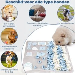 Snuffelmat Hond - Likmat Hond - Honden Speelgoed Intelligentie - Anti Schrokbak Hond - Honden Speeltjes - 100cmx100cm -Honden Benodigdheden Verkoop 1200x1200 2213