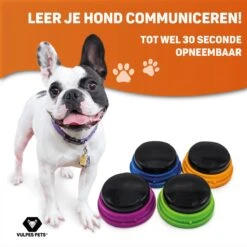 Vulpes Pets® PRO Praatknop Voor Honden Met Speelmat - Dogbuttons - Laat Uw Huisdier Spreken - Hondenspeelgoed - Honden Training - Inclusief E-Book En Speelmat 21 Vulpes Pets® PRO Praatknop Voor Honden Met Speelmat - Dogbuttons - Laat Uw Huisdier Spreken - Hondenspeelgoed - Honden Training - Inclusief E-Book En Speelmat -Honden Benodigdheden Verkoop 1200x1200 2243
