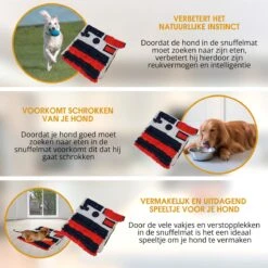 Merkloos Go Quality Honden Speelgoed - Snuffelmat - Snuffelmat Hond - Hondenspeeltjes - Puppy Speelgoed - Honden Speelgoed Intelligentie -Honden Benodigdheden Verkoop 1200x1200 2248