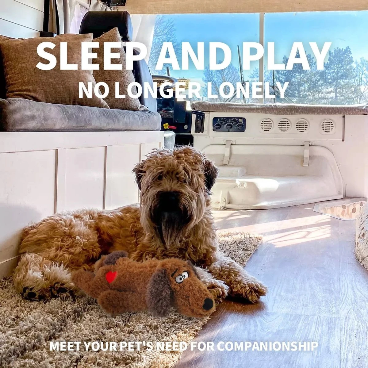 Merkloos Hondenknuffel - Puppyknuffel Met Hartslag - Knuffel Met Hartslag - Antistress Hond - Hondenspeelgoed 6 Merkloos Hondenknuffel - Puppyknuffel Met Hartslag - Knuffel Met Hartslag - Antistress Hond - Hondenspeelgoed - Afbeelding 4