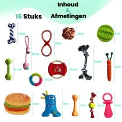 Petloverz – Honden Speelgoed Set – Honden Speeltjes – Knuffel - Speelgoed – Intelligentie – 15 Speeltjes 11 Petloverz – Honden Speelgoed Set – Honden Speeltjes – Knuffel - Speelgoed – Intelligentie – 15 Speeltjes -Honden Benodigdheden Verkoop 1200x1200 2328