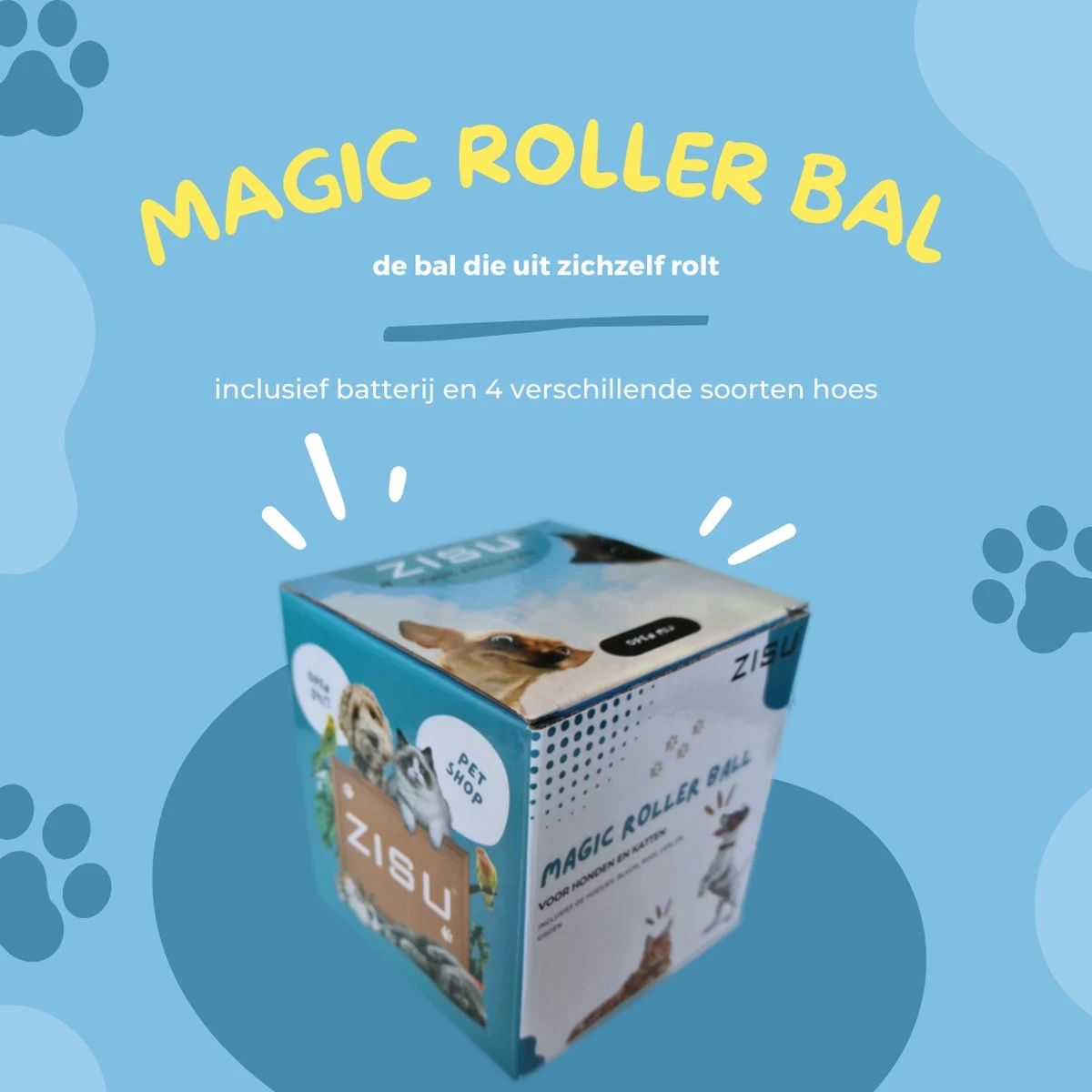 Merkloos Magic Roller Ball – Honden Speelgoed – Kattenspeeltjes - Honden Speeltjes - Kattenspeelgoed - INCLUSIEF BATTERIJ 8 Merkloos Magic Roller Ball – Honden Speelgoed – Kattenspeeltjes - Honden Speeltjes - Kattenspeelgoed - INCLUSIEF BATTERIJ - Afbeelding 6