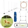 AYOO Agility Voor De Hond - Honden Training - Honden Behendigheid Set - Hondenparcours - Training Huisdieren - Honden Agility Set - Slalom - Horde - Draagzak - Agility Set - Oranje - Wit - GRATIS Speeltouw -Honden Benodigdheden Verkoop 1200x1200 2421