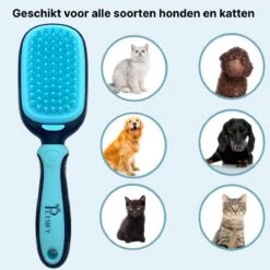 Petsify - Dierenborstel - Professionele 5 In 1 Hondenborstel - Voor Hond En Kat - Tweezijdig - Hondenkam - Kattenborstel - Kattenkam -Honden Benodigdheden Verkoop 1200x1200 246