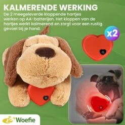 Woefie Hondenknuffel Met Hartslag - Puppyknuffel - Pluche- Puppy Speelgoed- Snuggle Puppy Xl- Knuffel Hond- Baby Knuffel- Knuffel Met Hartslag - Moederhond - Gratis E-Boek - Gratis Schroevendraaier -Honden Benodigdheden Verkoop 1200x1200 2487
