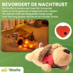 Woefie Hondenknuffel Met Hartslag - Puppyknuffel - Pluche- Puppy Speelgoed- Snuggle Puppy Xl- Knuffel Hond- Baby Knuffel- Knuffel Met Hartslag - Moederhond - Gratis E-Boek - Gratis Schroevendraaier -Honden Benodigdheden Verkoop 1200x1200 2488