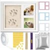 PIXETOOL Fotolijst Kleiafdruk - Gipsafdruk - Pootafdruk Hond - Puppy Speelgoed - Cadeau Voor Man - Cadeau Voor Vrouw - 3D Collage - 54 Extra Letters -Honden Benodigdheden Verkoop 1200x1200 2497
