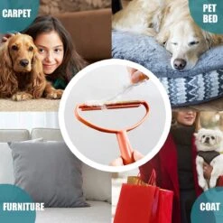 Doodadeals® | Huisdierhaar Verwijderaar | Kattenhaar Verwijderaar | Tapijt, Meubels En Jas | Blauw Of Oranje | 1 Stuk -Honden Benodigdheden Verkoop 1200x1200 253