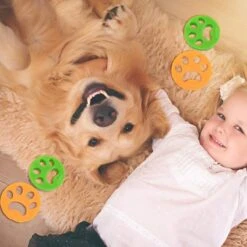 Merkloos Huisdierhaar Verwijderaar – Haarverwijderaar Voor Huisdieren- Pluizenverwijderaar - Furzapper - Kattenhaar Verwijderaar - Voor In De Wasmachine En Droger - 2 Stuks In 1 Verpakking - Kleur: Groen & Oranje -Honden Benodigdheden Verkoop 1200x1200 273