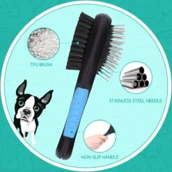 Nobleza 3 Delige Hondenborstel Set – Hondenkam - Kattenkam - Borstels – Dierverzorging - Dierenverzorging - Blauw -Honden Benodigdheden Verkoop 1200x1200 284