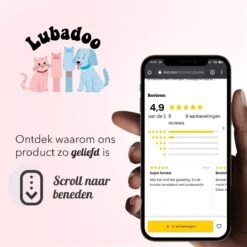 Lubadoo® - Kattenborstel - Hondenborstel - Kattenkam - Kattenhaar - Hondenhaar - Huisdierhaar Verwijderaar - Haarverwijderaar Voor Huisdieren - Langharig - Kortharig - Roze -Honden Benodigdheden Verkoop 1200x1200 297