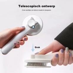 Kattenborstel - Kattenkam - Hondenborstel - Kattenhaar Verwijderaar - Haarverwijderaar Voor Huisdieren - Kattenhaar - Hondenhaar - Haarverwijderaar Voor Huisdieren - Langharig/Kortharig - Katten Accessoires - Katten - Blauwe Kleur -Honden Benodigdheden Verkoop 1200x1200 319