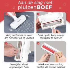 PluizenBOEF® Huisdierhaar Verwijderaar - Haarverwijderaar Voor Huisdieren - Hondenhaar - Kattenhaar - Pluizenborstel -Honden Benodigdheden Verkoop 1200x1200 344