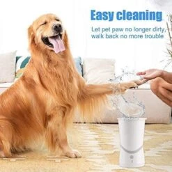 Merkloos Elektrische Hondenpootreiniger Draagbare Pet Voetenreinigingsborstel Zuigerkom Hondenvoetenreiniger Wasmachine Zachte Siliconenborstels Voor Modderige Poten Oplaadbare USB -Honden Benodigdheden Verkoop 1200x1200 348