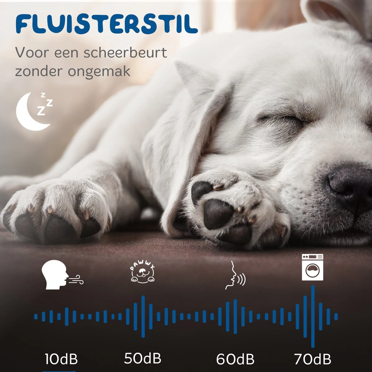 Pawwy Dieren Tondeuse Set Draadloos Voor Honden En Katten – Voor Dikke Vacht - Hondentondeuse – Hondentrimmer - Scheerapparaat - Goud 12 Pawwy Dieren Tondeuse Set Draadloos Voor Honden En Katten – Voor Dikke Vacht - Hondentondeuse – Hondentrimmer - Scheerapparaat - Goud - Afbeelding 10