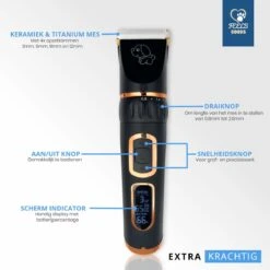 YE™ Professionele Dieren/honden Tondeuse Set Extra Krachtig - Honden Trimmer - Lang Of Kortharige Huisdieren Katten & Honden - Draadloos - Weinig Geluid 11 YE™ Professionele Dieren/honden Tondeuse Set Extra Krachtig - Honden Trimmer - Lang Of Kortharige Huisdieren Katten & Honden - Draadloos - Weinig Geluid -Honden Benodigdheden Verkoop 1200x1200 390