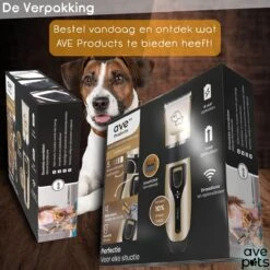 AVE Pets® Complete Hondentondeuse Set - Draadloos Tondeuse - Scheerapparaat Voor Je Hond Of Kat - Huisdier Trimmer - Professionele Dierentondeuse - Dieren Verzorging -Honden Benodigdheden Verkoop 1200x1200 423