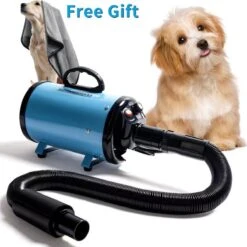 Merkloos Edward&DeVries Professionele Hondenföhn Met 4 Opzetstukken – Waterblazer Voor Honden – Stil Design – Krachtig + Extra Filter & Droogdoek - Blauw -Honden Benodigdheden Verkoop 1200x1200 523