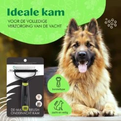 Mister Mill Professionele 2-Zijdige Ondervacht Kam Voor Hond En Kat – Honden/Kattenborstel – Klittenkam – 9,5 Cm. -Honden Benodigdheden Verkoop 1200x1200 561