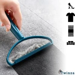 |Twinza®| Pluizenverwijderaar - Ontpluizer - Draagbare - Haarverwijderaar - Lint Remover - Verwijdert Pluisjes - Voor Tapijt - Wollen Kleding - Hondenhaarverwijderaar - Huisdieren -Honden Benodigdheden Verkoop 1200x1200 569