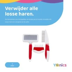 YUNICS® Hondenborstel Set - Hondenkam - Klittenkam – Slicker - Borstelset – Hondenhaar - Haarverzorging - Dierenverzorging - 3 Delig 8 YUNICS® Hondenborstel Set - Hondenkam - Klittenkam – Slicker - Borstelset – Hondenhaar - Haarverzorging - Dierenverzorging - 3 Delig -Honden Benodigdheden Verkoop 1200x1200 595