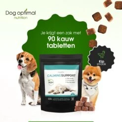 RUST EN KALMEREN CALMING Support 90 Stuks - Kalmeren - Antistressmiddel - Hond - Hondenkoekjes - Hondensupplementen - Honden - Puppy - Hondenvoeding -Honden Benodigdheden Verkoop 1200x1200 71