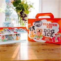 Smoofl Honden Lekkernij - Starter Kit Om Je Eigen Honden Ijs Te Maken, Kit Met 2 Ijsmixen Voor Honden, Pindakaas En Aardbei Smaak, Een Pootvormige Silicone Vorm - Voor 4 Hondenijsjes -Honden Benodigdheden Verkoop 1200x1200 76