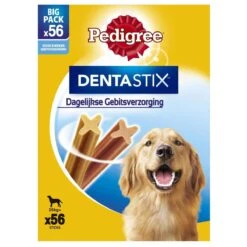Pedigree Dentastix Kauwstaven - Gebitsverzorgende Hondensnacks - Maxi - 56 Stuks