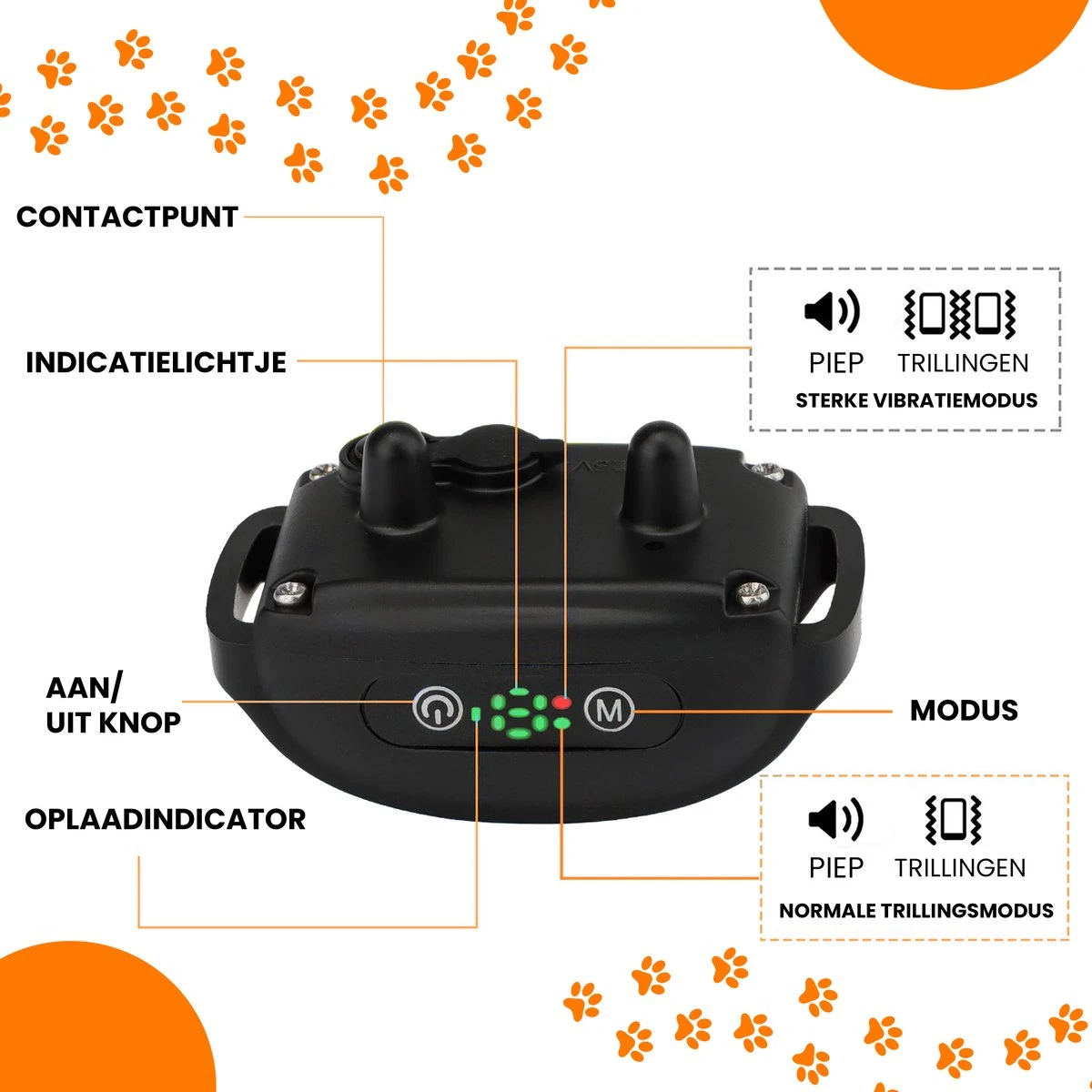 DOSCA® Anti Blafband - Anti Blaf Apparaat - Blafband Voor Honden - Zonder Schok En Diervriendelijk 11 DOSCA® Anti Blafband - Anti Blaf Apparaat - Blafband Voor Honden - Zonder Schok En Diervriendelijk - Afbeelding 9