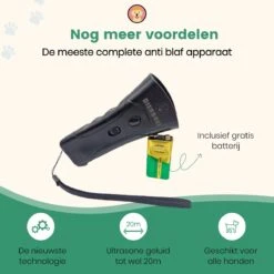 Dierboel Professionele Anti Blaf Apparaat 2022 - Diervriendelijke Ultrasoon Anti Blaf Apparaat - Voor Het Trainen Van Kleine & Grote Honden - Zonder Schok -Honden Benodigdheden Verkoop 1200x1200 814