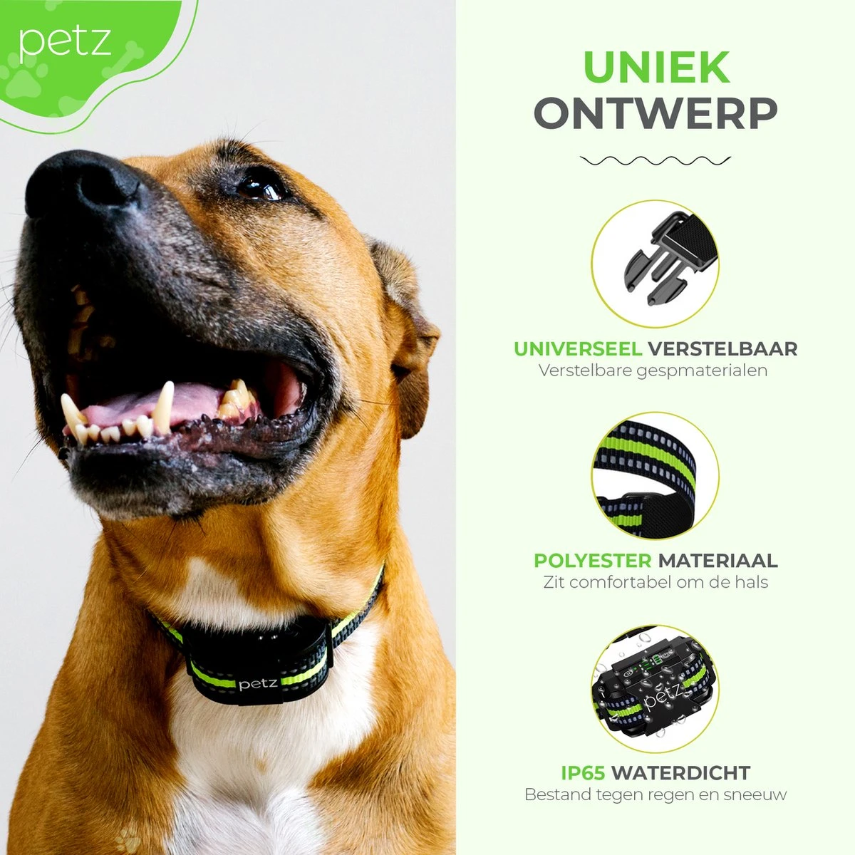 Petz - Anti Blafband - Anti Blafband Voor Kleine En Grote Honden - 5-55 KG - Vibratie En Audio - Diervriendelijk - GEEN Schokken - Opvoedingshalsband Zonder Schok En Diervriendelijk - Waterdicht - Oplaadbaar 7 Petz - Anti Blafband - Anti Blafband Voor Kleine En Grote Honden - 5-55 KG - Vibratie En Audio - Diervriendelijk - GEEN Schokken - Opvoedingshalsband Zonder Schok En Diervriendelijk - Waterdicht - Oplaadbaar - Afbeelding 5