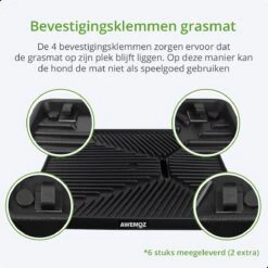 AWEMOZ Hondentoilet Kunstgras - Met 2 Matten En Opvangbak - 64x52x7,5cm - Puppy Pads - Zindelijkheidstraining Hond - Training Pads - Indoor / Outdoor Honden Toilet -Honden Benodigdheden Verkoop 1200x1200 838