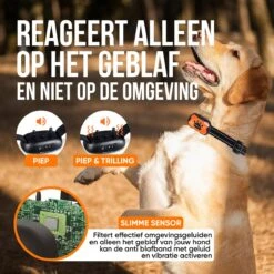 Strex Anti Blafband Voor Honden - 3-60KG - Oplaadbaar - Zonder Schok - Vibratie En Audio - Diervriendelijk - Anti Blaf Band - Anti Blaf Apparaat - Opvoedingshalsband Alle Honden -Honden Benodigdheden Verkoop 1200x1200 860