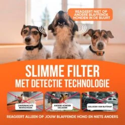 Strex Anti Blafband Voor Honden - 3-60KG - Oplaadbaar - Zonder Schok - Vibratie En Audio - Diervriendelijk - Anti Blaf Band - Anti Blaf Apparaat - Opvoedingshalsband Alle Honden -Honden Benodigdheden Verkoop 1200x1200 863