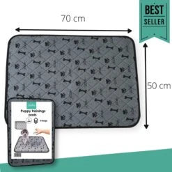 Jooba Puppy Training Pads - Wasbare Puppy Pads 2 Stuks - Hondentoilet - 70x50cm - Puppy -Honden Benodigdheden Verkoop 1200x1200 869