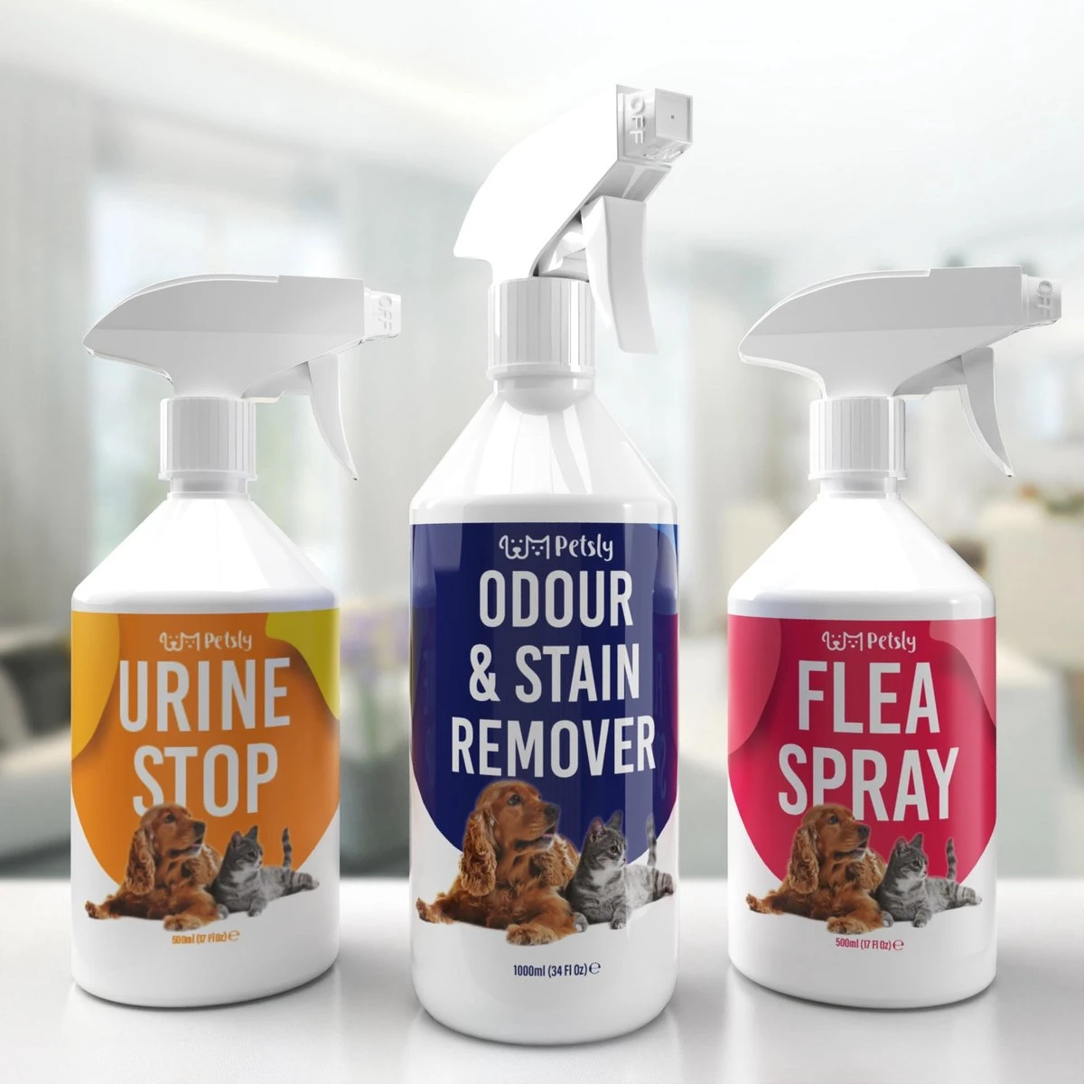 Petsly Odour & Stain Remover - Geurverwijderaars - Urine Vlekken Verwijderen Urinegeur Verwijderen Met Plantaardige Enzymen - 1L 10 Petsly Odour & Stain Remover - Geurverwijderaars - Urine Vlekken Verwijderen Urinegeur Verwijderen Met Plantaardige Enzymen - 1L - Afbeelding 8