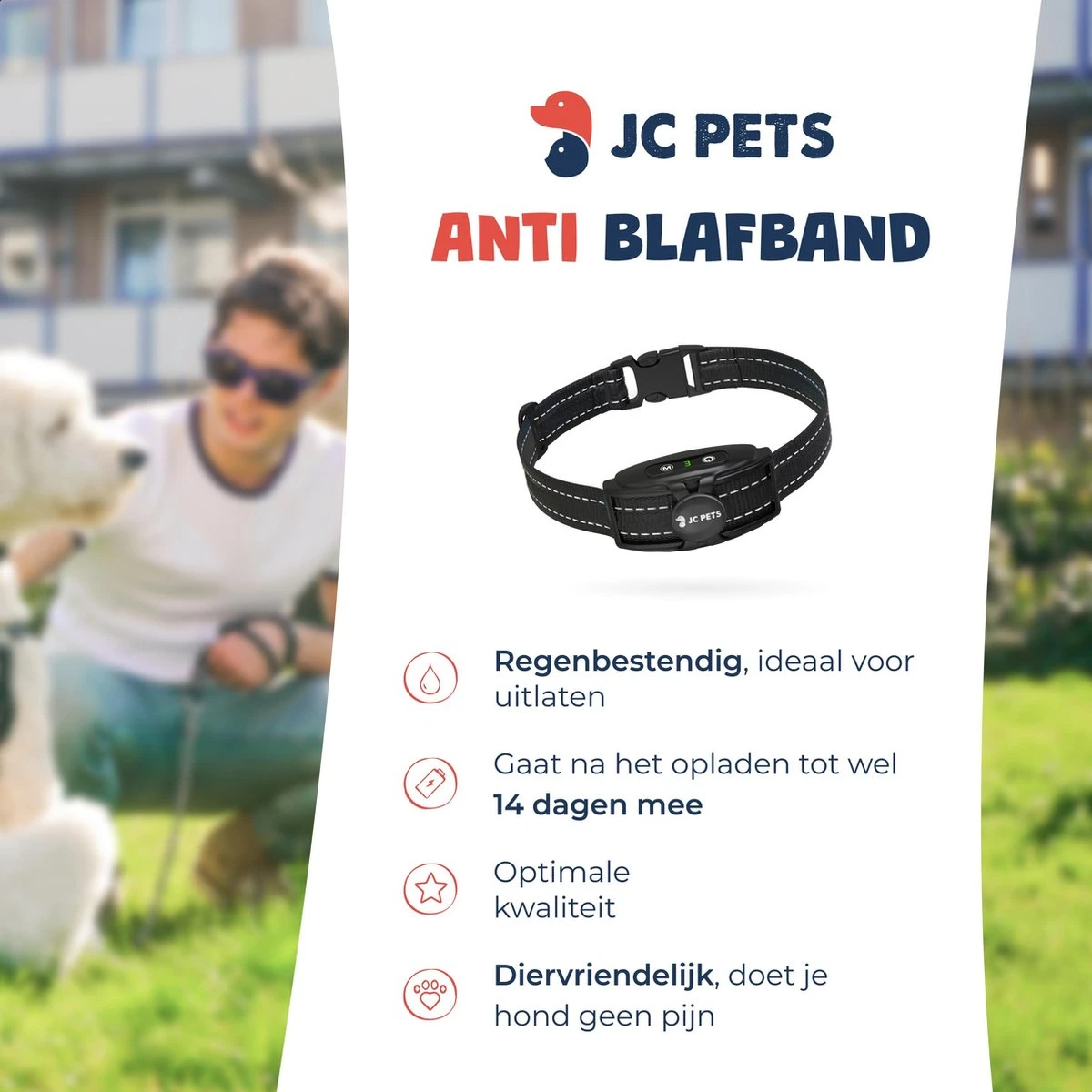Anti Blafband - Blafband Voor Honden - Oplaadbaar - Anti Blaf Apparaat - Blafband - Diervriendelijk 4 Anti Blafband - Blafband Voor Honden - Oplaadbaar - Anti Blaf Apparaat - Blafband - Diervriendelijk - Afbeelding 2