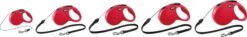 Flexi New Classic Koord - Hondenriem - Rood - S - 8 M - (<12 Kg) -Honden Benodigdheden Verkoop 1200x179