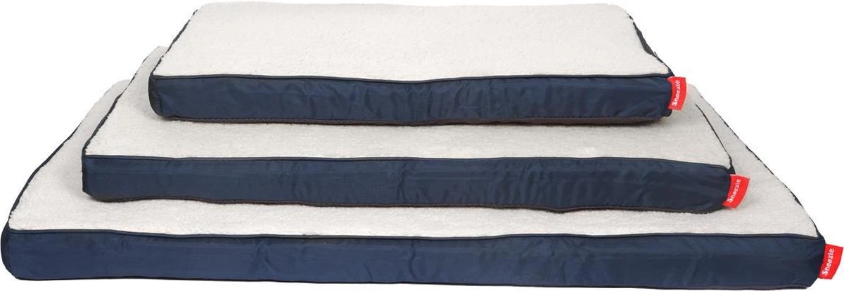 Snoozle Orthopedische Hondenmand - Zacht En Luxe Hondenkussen - Hondenbed - Wasbaar - Hondenmanden - XL - 112cm - Blauw 8 Snoozle Orthopedische Hondenmand - Zacht En Luxe Hondenkussen - Hondenbed - Wasbaar - Hondenmanden - XL - 112cm - Blauw - Afbeelding 6