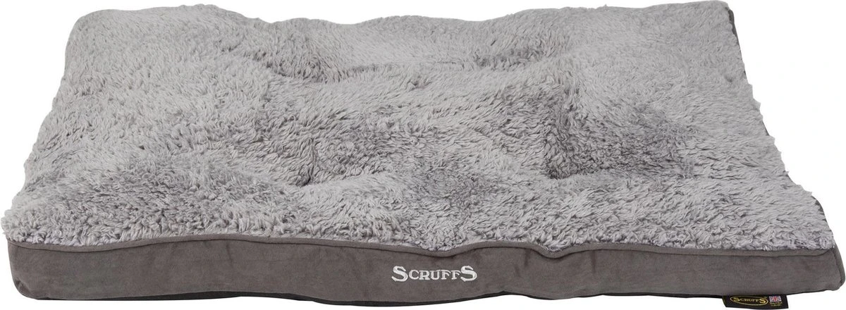 Scruffs Cosy - Comfortabel Hondenkussen In Grijs, Beige Of Karamel - Met Imitatie Suède Buitenvoering En Superzachte Binnenvoering - 100 X 70 Cm - Grijs