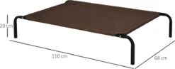 PawHut Hondenstretcher XL 110x68x19 Cm. Bruin / Grijs -Honden Benodigdheden Verkoop 1200x473 1