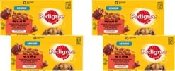 Pedigree Senior In Gelei Honden Natvoer - Vlees En Gevogelte In Gelei - 48 X 100 Gr -Honden Benodigdheden Verkoop 1200x490