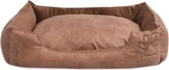 VidaXL Hondenbed Kussen PU-kunstleer Maat S Beige -Honden Benodigdheden Verkoop 1200x495 2