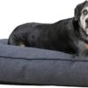 Snoozle Orthopedische Hondenmand - Zacht En Luxe Hondenkussen - Hondenbed - Wasbaar - Hondenmanden - 100 X 70 Cm - Stormy Grey -Honden Benodigdheden Verkoop 1200x514 1