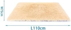 Nobleza Fluffy Benchkussen - Dierenkussen - Hondenkussen - Kattenkussen - Benchmat - Dierenmat - Hondenmat - Kattenmat - Crème - Maat L -Honden Benodigdheden Verkoop 1200x521 2