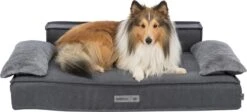 Trixie Hondenmand Sofa Liano Rechthoek Grijs - 100X60 CM -Honden Benodigdheden Verkoop 1200x544