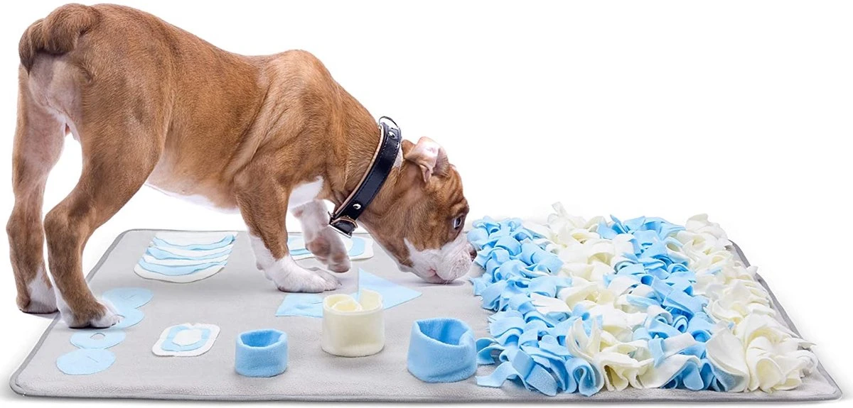 SNUFFIES® Snuffelmat Rocky 100x60cm - Snuffelmat - Snuffelmatten - Snuffelmat Hond- Intelligentie Speelgoed Hond - Hondenspeeltjes - Puppyspeelgoed 6 SNUFFIES® Snuffelmat Rocky 100x60cm - Snuffelmat - Snuffelmatten - Snuffelmat Hond- Intelligentie Speelgoed Hond - Hondenspeeltjes - Puppyspeelgoed - Afbeelding 4