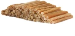 Rund Kauwstaafjes 100st. Kauwstaven Runderhuid Snack Kauwbotten Hondensnacks Hond Snacks Roll Sticks 5" 7-8 Mm